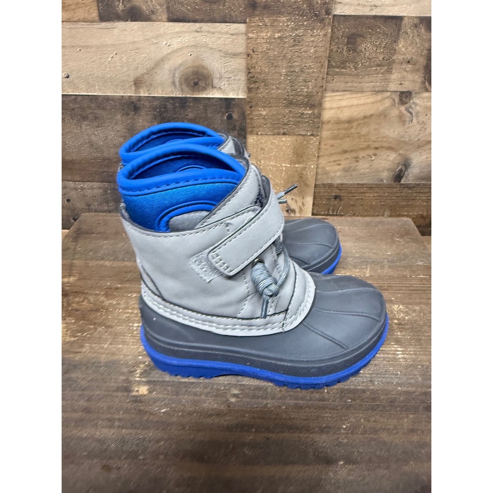 Sperry Harbor Boot A/C Toddler Boys Grey Blue Winter Duck Boots Size 8M - Picture 3 of 6
